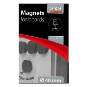 2x3 Magnesy do tablic 40mm 10szt. (DC1020) 719519 5907636704584