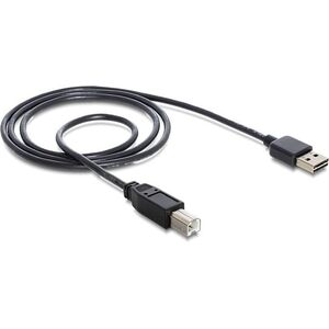 Kabel USB Delock USB-A - USB-B 2 m Czarny (83359) 748217 4043619833597
