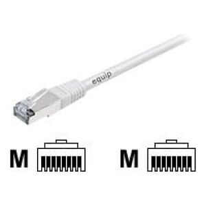 Equip Patchcord, S/FTP, Cat6A, PIMF, 10m, biały (605616) 750830 4015867136348