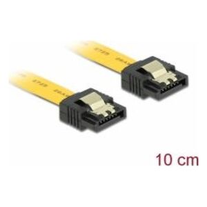 Delock SATA - SATA, 0.1m, Żółty (82797) 779717 4043619827978