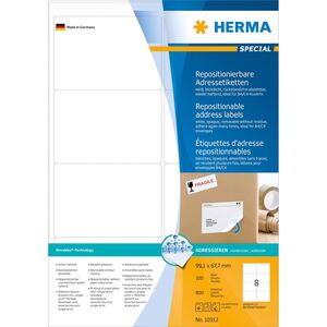 Herma Etykiety adresowe 800 sztuk (10312) 788386 4008705103121