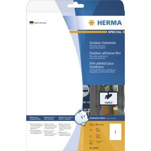 Herma Etykiety samoprzylepne z folii polietylenowej A4, folia matowa biała, 10 szt (9500) 784947 4008705095006