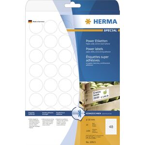 Herma Etykiety samoprzylepne fi 30 mm (10915) 788379 4008705109154