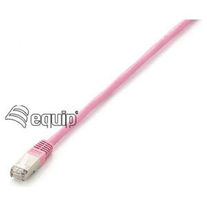 Equip Patchcord Cat6, S/FTP, 5m, różowy (605584) 860428 4015867163030