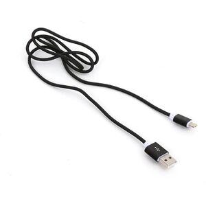 Kabel USB Platinet USB-A - Lightning 1 m Czarny (PUCDPFB1B) 929607 5907595434744