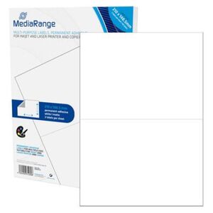MediaRange Etykiety białe 210x148,5mm 100 sztuk (MRINK141) 1173089 4260459612698