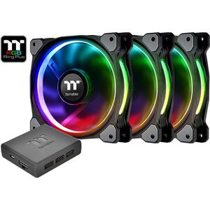 Wentylator Thermaltake Riing Plus 14 RGB 3-pack + Hub (CL-F056-PL14SW-A) 1227409 841163067680