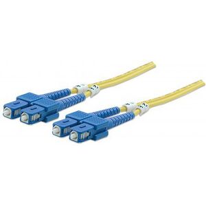 Intellinet Network Solutions Światłowód Krosowy, Duplex, Jednomodowy, SC/SC, 9/125µm, OS2, żółty, 2m (470612) 1338411 766623470612