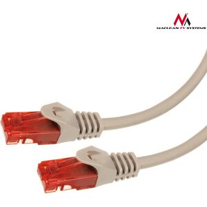Maclean Patchcord, Cat6, 0.5m, szary (MCTV-300S) 1422391 5902211105886