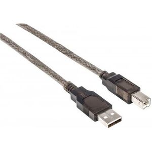 Kabel USB Manhattan USB-A - USB-B 15 m Czarny (152389) 1422939 766623152389