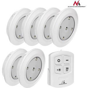 Maclean Lampa zestaw 6 LED Energy z pilotem na baterie 3xAAA (MCE165) 1438267 5902211106999