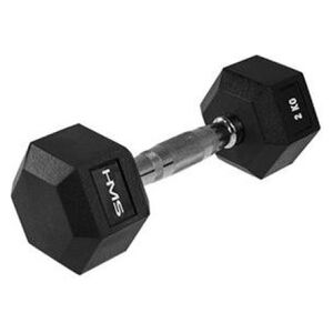 HMS hantel Hex Pro gumowany 1 x 2 kg 1470383 5906727001366