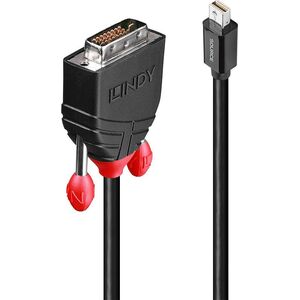 Kabel Lindy DisplayPort Mini - DVI-D 3m czarny (41953) 1504202 4002888419536