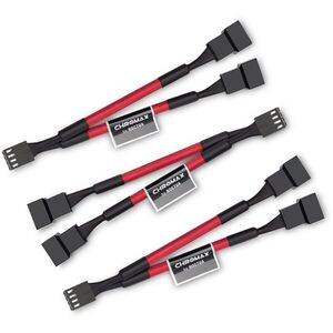 Noctua 4-pin - 4-pin x2, 0.11m, Czerwony (NA-SYC1.red) 1638242 9010018200546