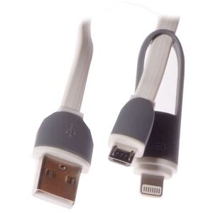 Kabel USB Libox USB-A - microUSB 1 m Biały (LB0066W) 1677232 5902689074417