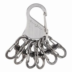 Nite Ize KeyRack + 6x micro karabińczyk stal nierdzewna (KLK-11-R3) 1682653 94664028272
