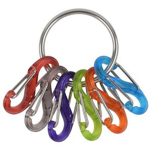 Breloczek Nite Ize Keyring+ 6 x micro karabińczyk, plastik, kolorowy (KRG2-11-R3) 1682663 94664042179