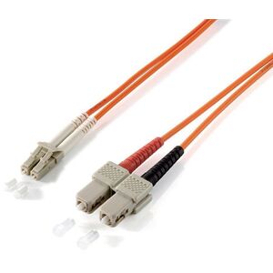 Equip Patchcord światłowodowy LC - SC Multimode Duplex OM1, 3m (254323) 1717247 4015867115794