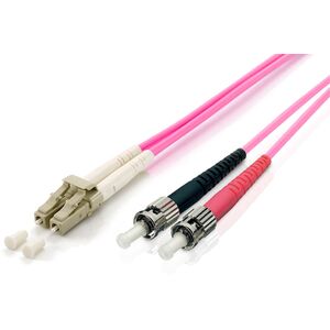 Equip Patchcord światłowodowy LC - ST Multimode Duplex OM4, 1m (255541) 1724483 4015867178966