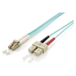 Equip Patchcord światłowodowy LC - SC Multimode Duplex OM3, 15m (255317) 1724500 4015867178539