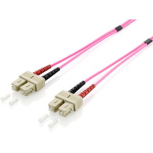 Equip Patchcord światłowodowy SC - SC Multimode Duplex OM4, 1m (255521) 1724665 4015867178713
