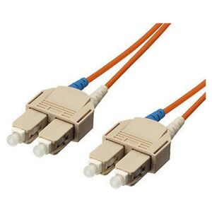 Equip Patchcord światłowodowy SC - SC Multimode Duplex OM1, 10m (253320) 1724683 4015867119617