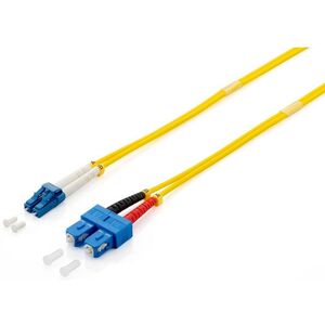 Equip Patchcord światłowodowy LC - SC, singlemode, Duplex, OS2, 5m (254335) 1762926 4015867136898