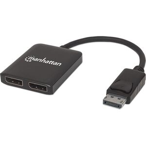 Manhattan Manhattan Splitter 2-Port Display-Port mit MST 4K@30HZ - 207768 1771052 766623207768