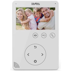 Zamel Wideomonitor z dotykowymi przyciskami 4,3 cala biały VP-816W (ENT10000406) 1810341 5903669214809