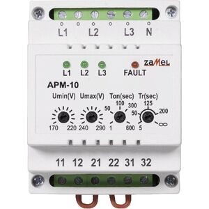 Zamel Automatyczny przełącznik faz 16A 230V/3x400V+N APM-10 (EXT10000202) 1810398 5903669072324