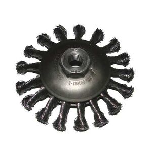 Szczotpol Szczotka tarczowo - kątowa z nakrętką splatana z drutu technicznego 100mm G05TK 3010024 5903792240744