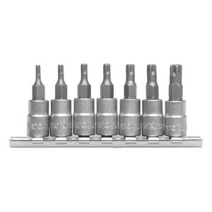 Yato Zestaw nasadek trzpieniowych Torx z otworem 1/4" T10-T40 7szt. (YT-0461) 3029576 5906083904615