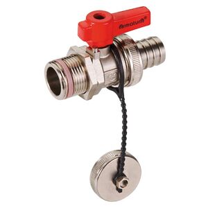 KFA Zawór kulowy spustowy ze złączka i zaślepką 3/4" 705-010-20 3036462 5907571700412