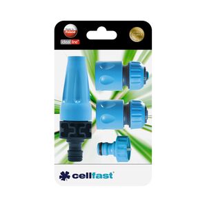 Cellfast Zestaw 4-części ze zraszaczem prostym 1/2" - 5/8" (50-500) 3083772 5901828856334
