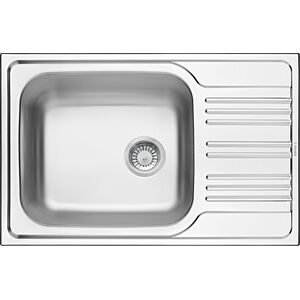 Zlewozmywak Deante  Xylo 1-komorowy z ociekaczem 78x50cm + osprzęt (ZEX 311B) 3097133 5908212034248