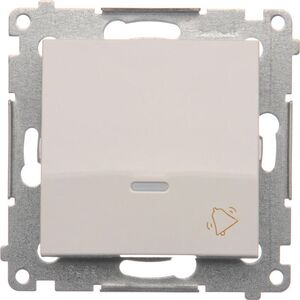 Kontakt-Simon Przycisk dzwonek podświetlany biały - DD1L.01/11 3107989 5902787823207