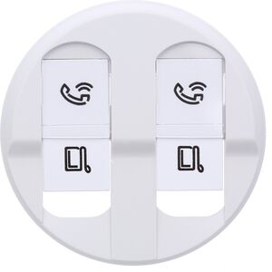 Legrand Plakietka gniazda teleinformatycznego Celiane biała - 068252 3111521 3245060682521