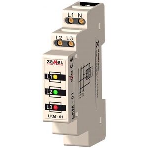 Zamel Wskaźnik zasilania LKM-01-10 1P 230V 2,8mA LKM-01-40 3114405 5903669021681