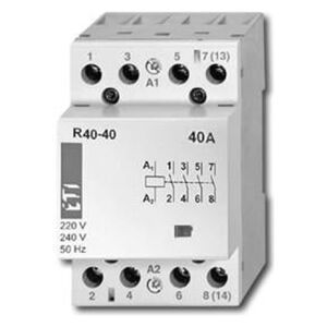 Eti-Polam Stycznik modułowy R40-40 40A 230V AC 4z0r 002463410 3111895 5904722903531