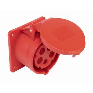 PCE Gniazdo tablicowe proste 16A 400V 3P+Z+N 75x75mm IP44 315-6F7 3115637 5907711117834