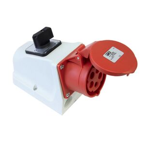 PCE Gniazdo Kombi z rozłącznikiem 0-1 32A M25 32/5 400V IP44 925-6w 3115629 5907711106425