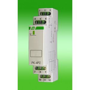 F&F Przekaźnik elektromagnetyczny 230V 4x8A - PK4PZ 3115435 5908312591924