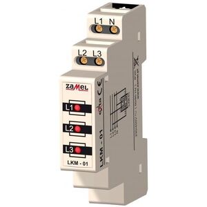 Zamel Wskaźnik zasilania LKM-01-10 1P 230V 1,5mA LKM-01-10 3114404 5903669021650