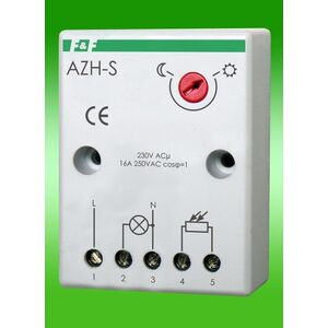 F&F Automat zmierzchowy 16A 230V 2-1000lx z sondą IP40 AZH-S 3118783 5908312591030
