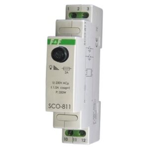 F&F Ściemniacz oświetlenia SCO-811 bez pamięci 230V AC 350W szary SCO-811 3115765 5908312591146