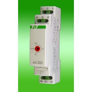 F&F Automat schodowy 240V 16A na szynę 1 moduł IP40 - AS-223 3115772 5908312592105