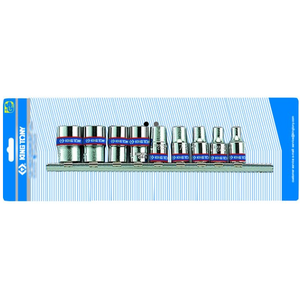 King Tony Zestaw nasadek 6-kątnych 1/4" 4-13mm 9szt. (2509MR) 3135567 4710591921504