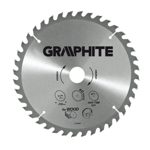 Graphite Tarcza do pilarki widiowa 180x30mm 60 zębów - 55H605 3136497 5902062997524