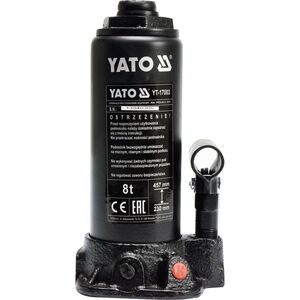 Yato Podnośnik hydrauliczny 8T słupkowy 230-457mm (YT-17003) 3157843 5906083170034