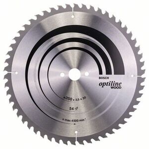 Bosch Tarcza pilarska Optiline Wood 350mm z54 (2.608.640.674) 3133703 3165140194624